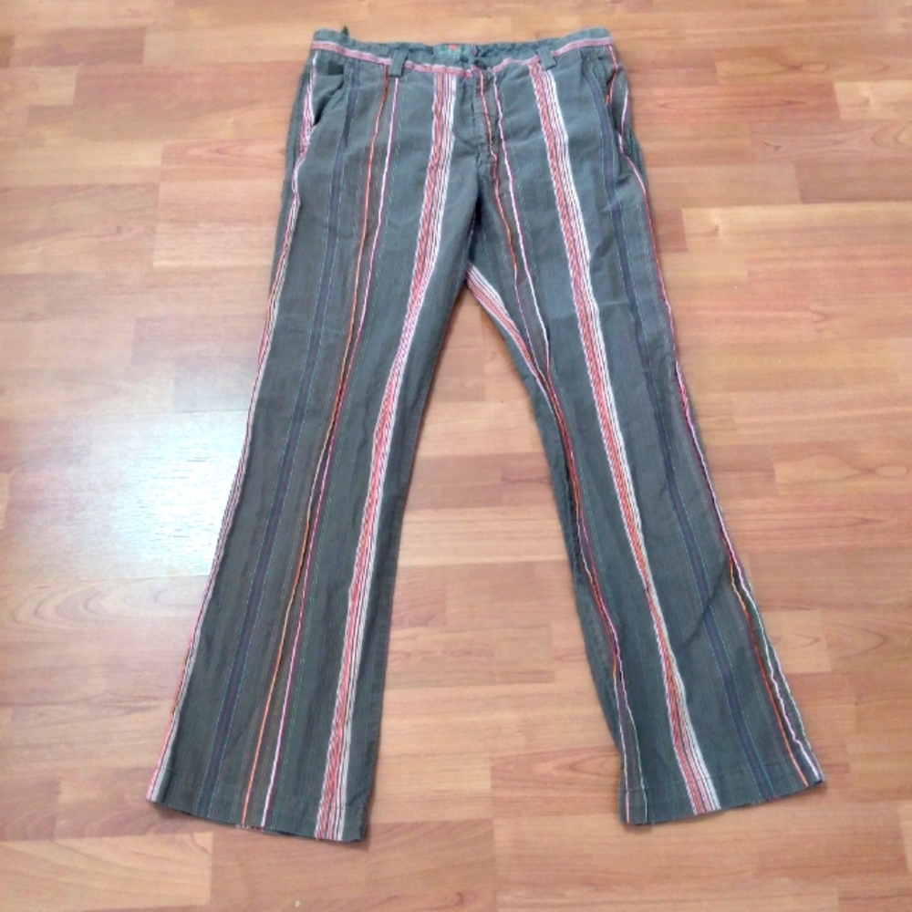 Etro Striped Cotton Pants
